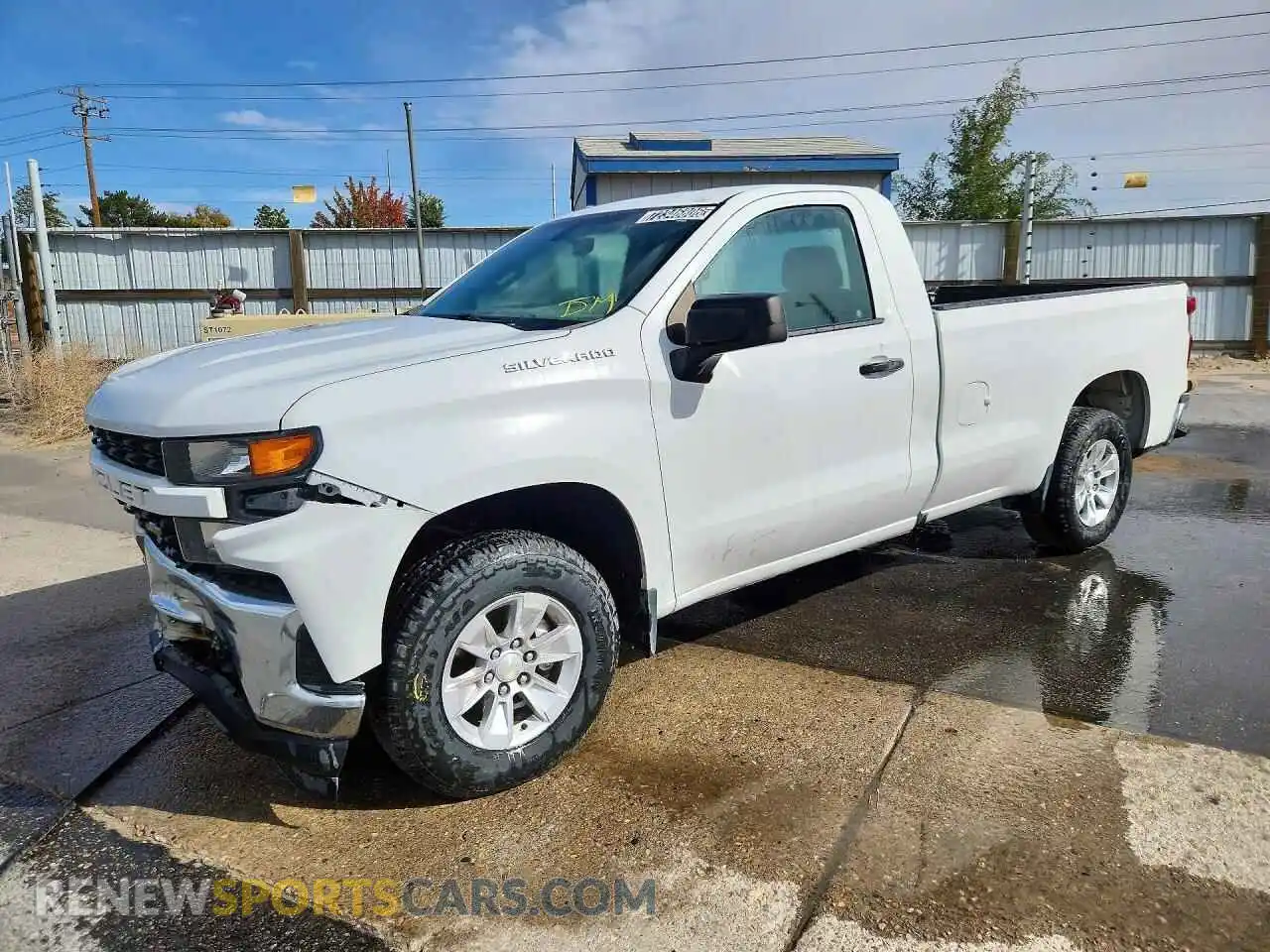 1 Photograph of a damaged car 3GCNWAEF8MG391133 CHEVROLET SILVERADO 2021