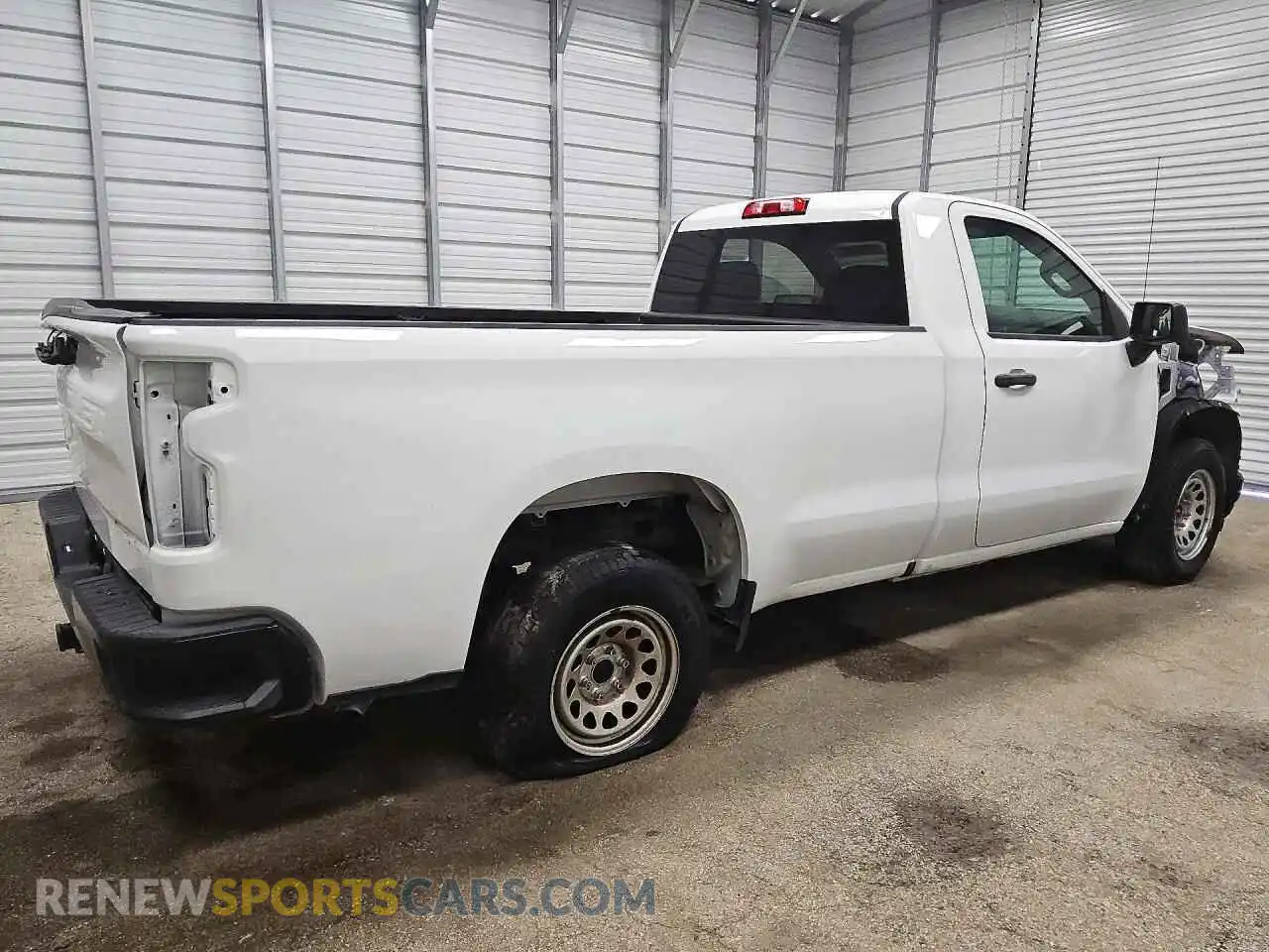 3 Photograph of a damaged car 3GCNWAEH6MG351070 CHEVROLET SILVERADO 2021