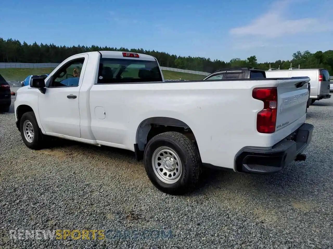 2 Photograph of a damaged car 3GCNWAEH8MG366069 CHEVROLET SILVERADO 2021