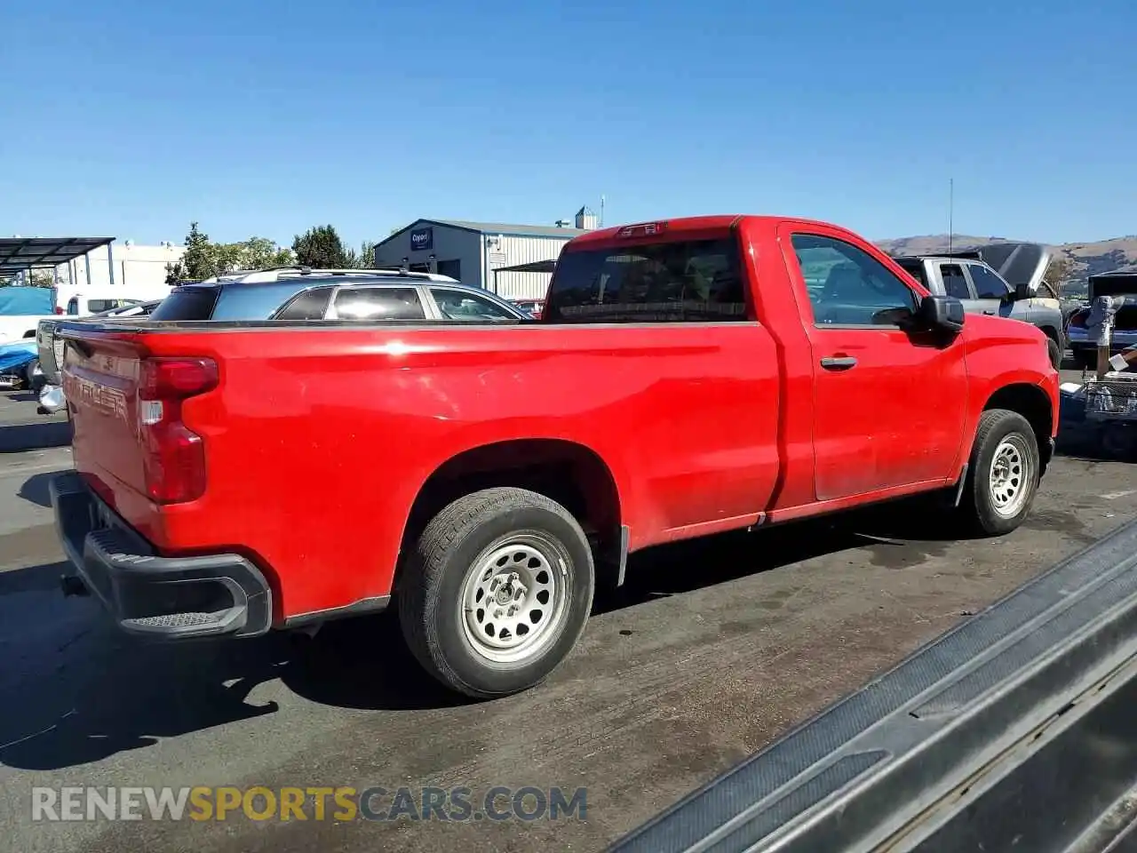 3 Photograph of a damaged car 3GCNWAEH9MG305071 CHEVROLET SILVERADO 2021