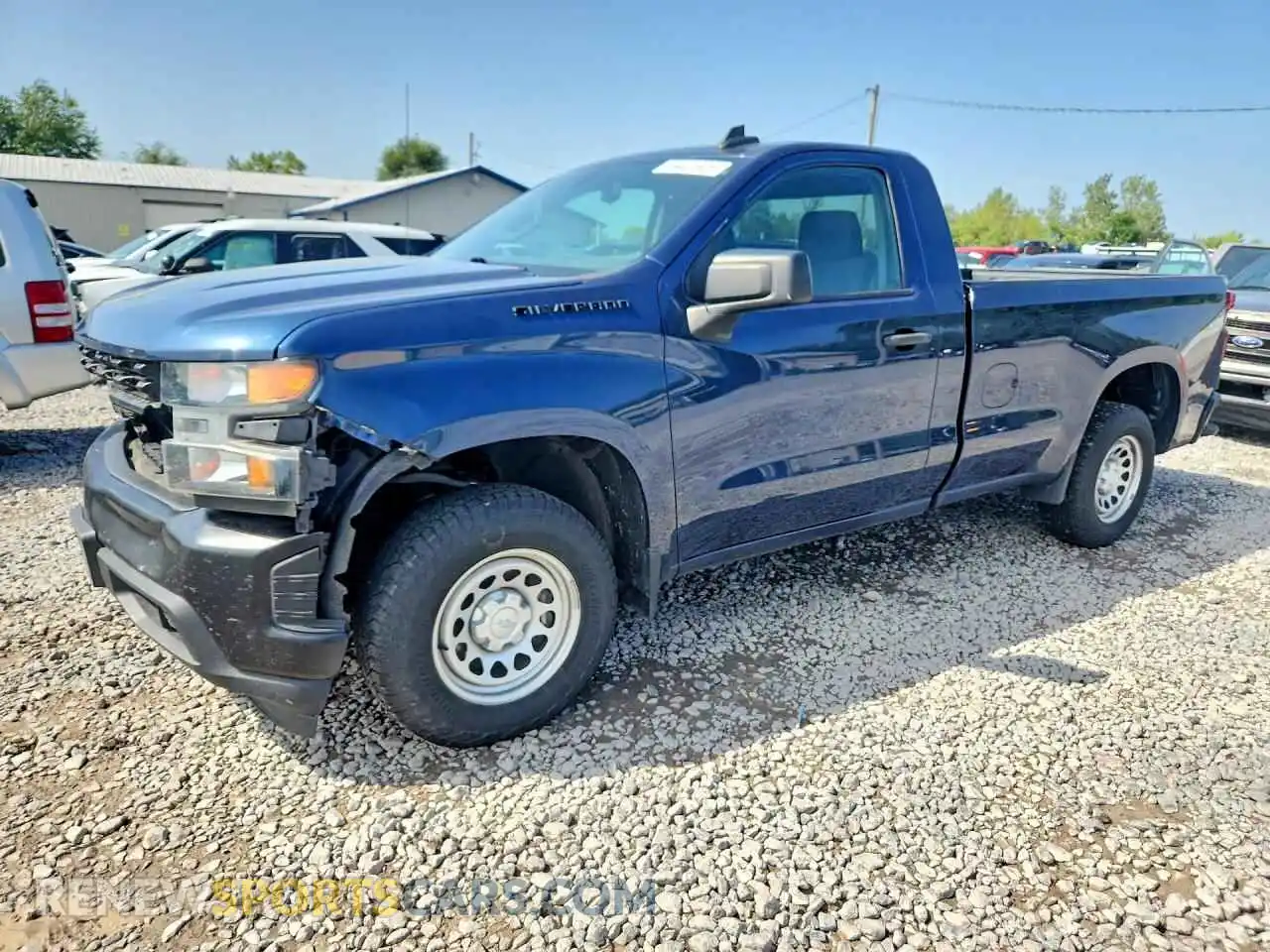 1 Photograph of a damaged car 3GCNWAEK7MG381352 CHEVROLET SILVERADO 2021