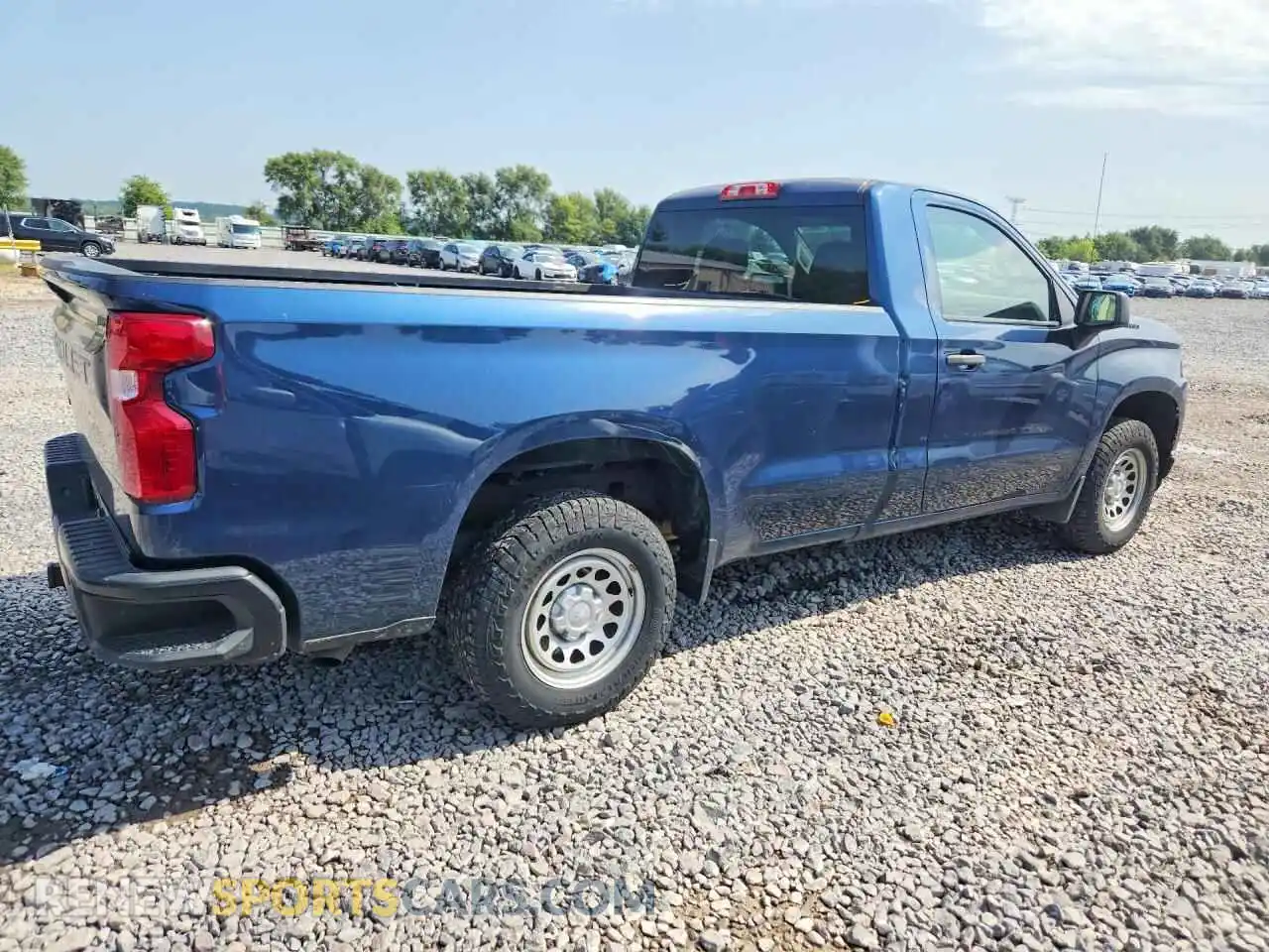 3 Photograph of a damaged car 3GCNWAEK7MG381352 CHEVROLET SILVERADO 2021