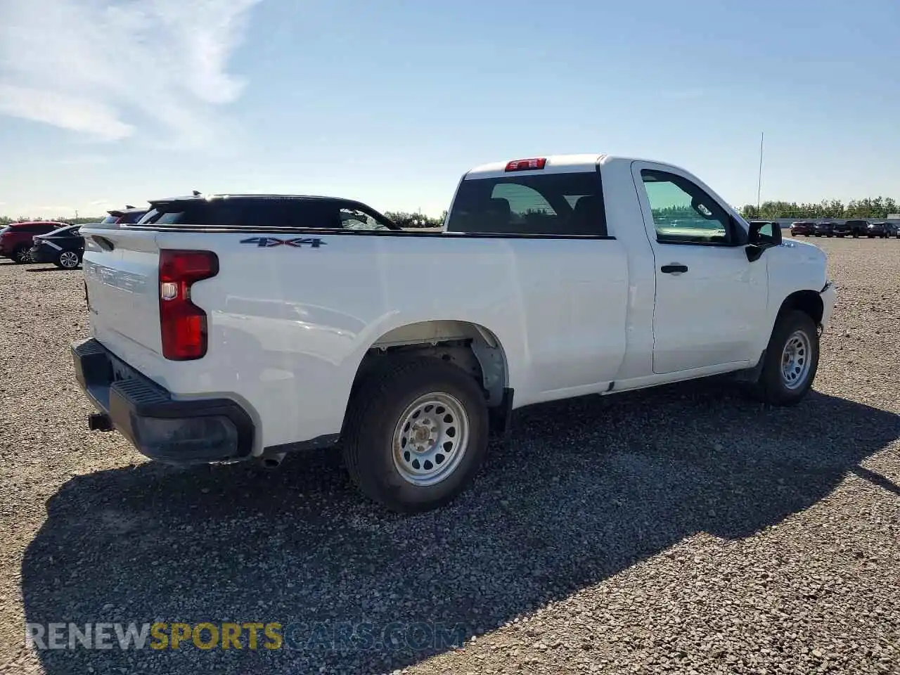 3 Photograph of a damaged car 3GCNYAEH4MG319499 CHEVROLET SILVERADO 2021