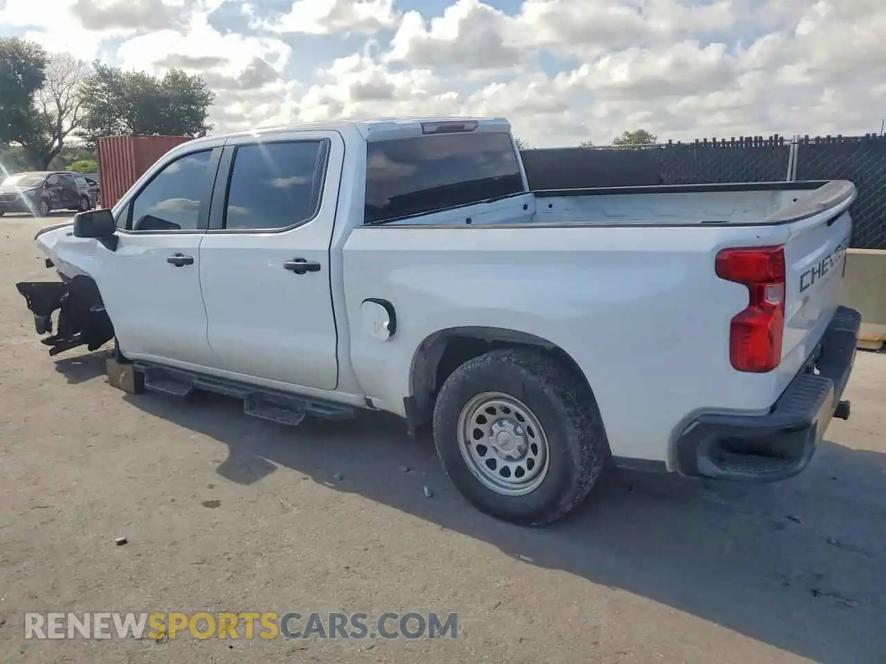 2 Photograph of a damaged car 3GCPWAEH0MG107228 CHEVROLET SILVERADO 2021