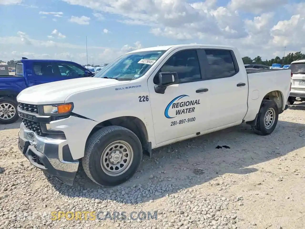 1 fotografías del automóvil dañado 3GCPWAEH5MG109881 CHEVROLET SILVERADO 2021