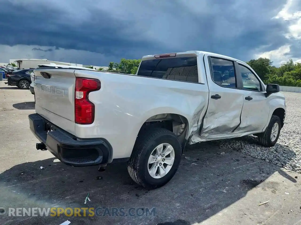 3 Фотография поврежденного автомобиля 3GCPWAEH7MG268935 CHEVROLET SILVERADO 2021
