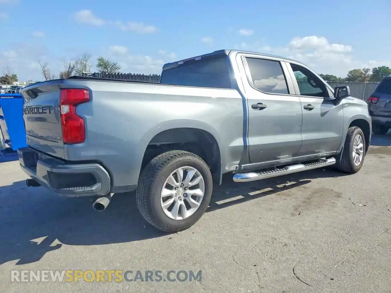 3 Photograph of a damaged car 3GCPWBEH2MG175598 CHEVROLET SILVERADO 2021