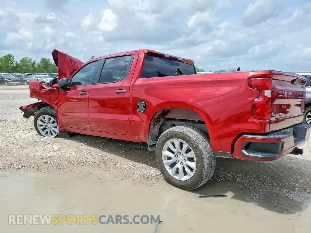 2 Photograph of a damaged car 3GCPWBEK0MG210800 CHEVROLET SILVERADO 2021