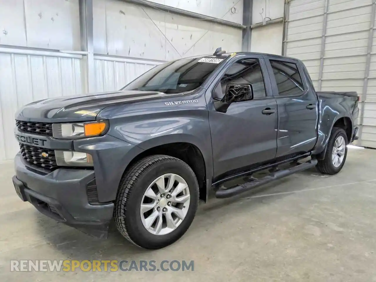 1 Photograph of a damaged car 3GCPWBEK3MG103675 CHEVROLET SILVERADO 2021