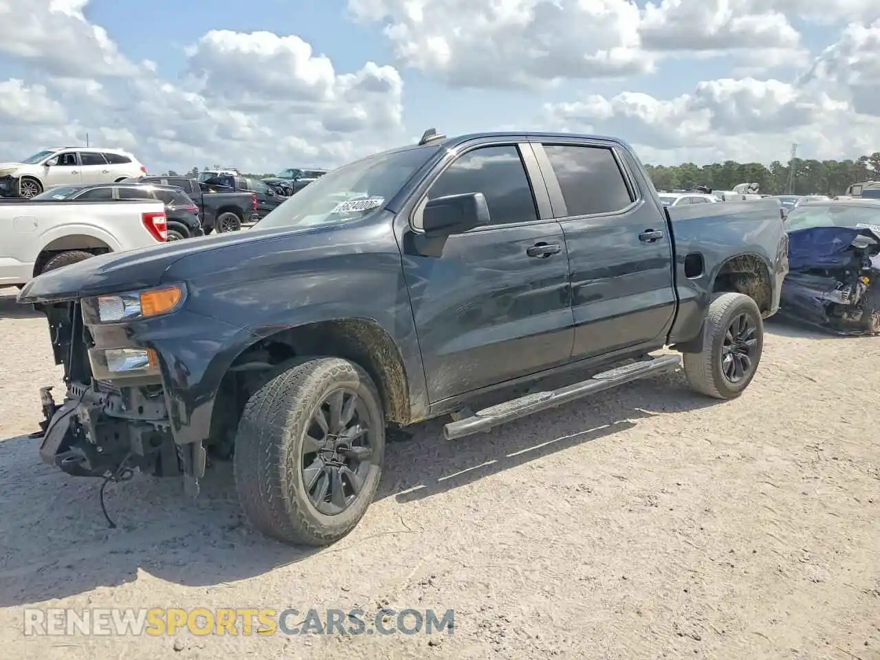 1 fotografías del automóvil dañado 3GCPWBEK3MG467322 CHEVROLET SILVERADO 2021
