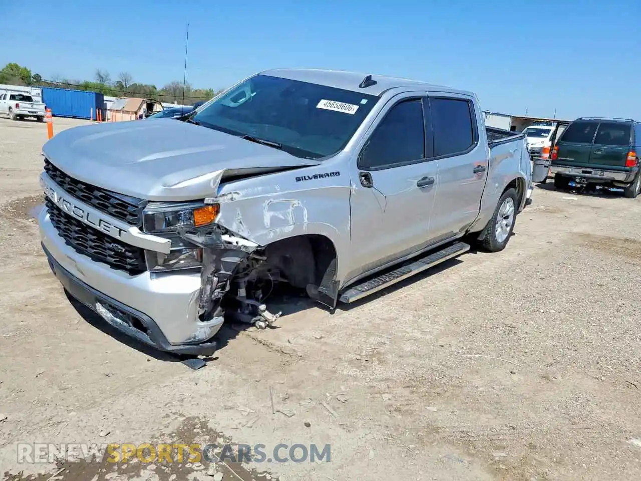 1 Photograph of a damaged car 3GCPWBEK4MG459813 CHEVROLET SILVERADO 2021
