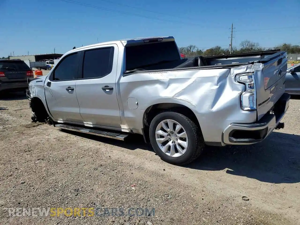 2 Photograph of a damaged car 3GCPWBEK4MG459813 CHEVROLET SILVERADO 2021