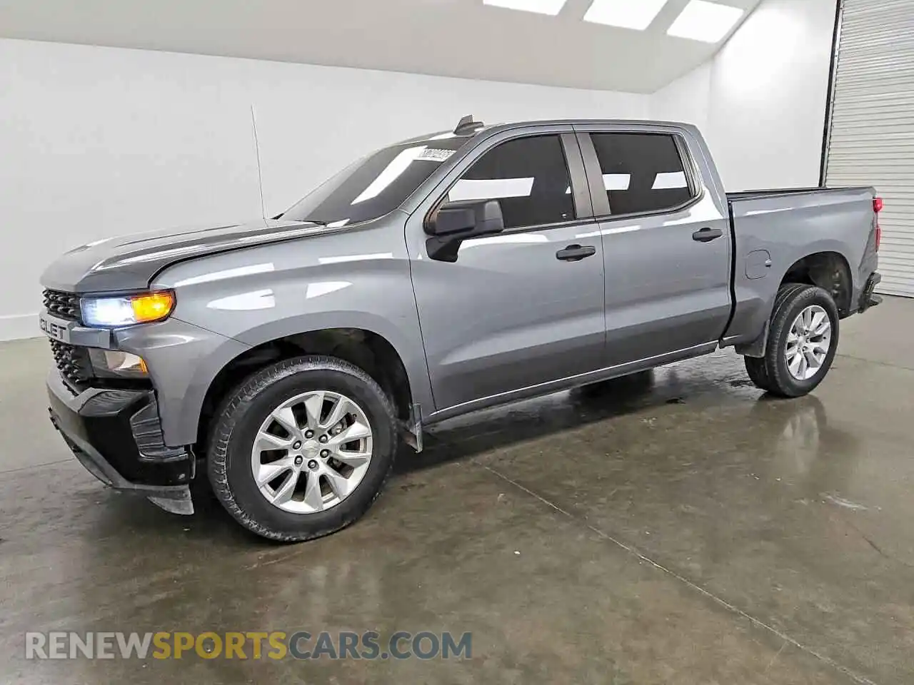 1 Фотография поврежденного автомобиля 3GCPWBEK6MG201776 CHEVROLET SILVERADO 2021