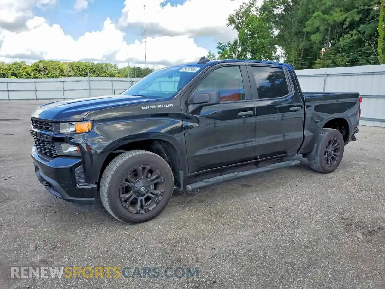 1 Photograph of a damaged car 3GCPWBEK6MG352486 CHEVROLET SILVERADO 2021