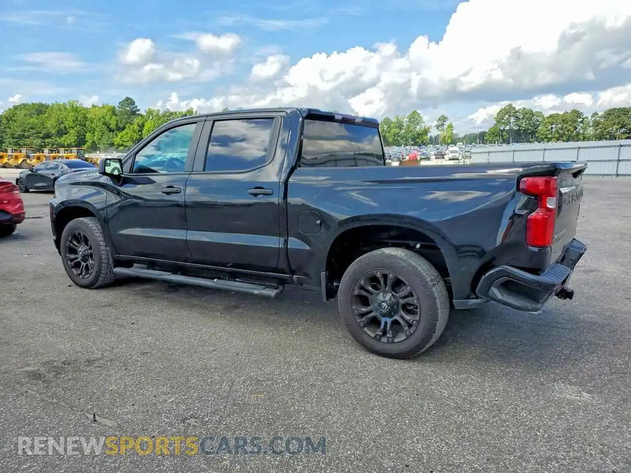 2 Photograph of a damaged car 3GCPWBEK6MG352486 CHEVROLET SILVERADO 2021