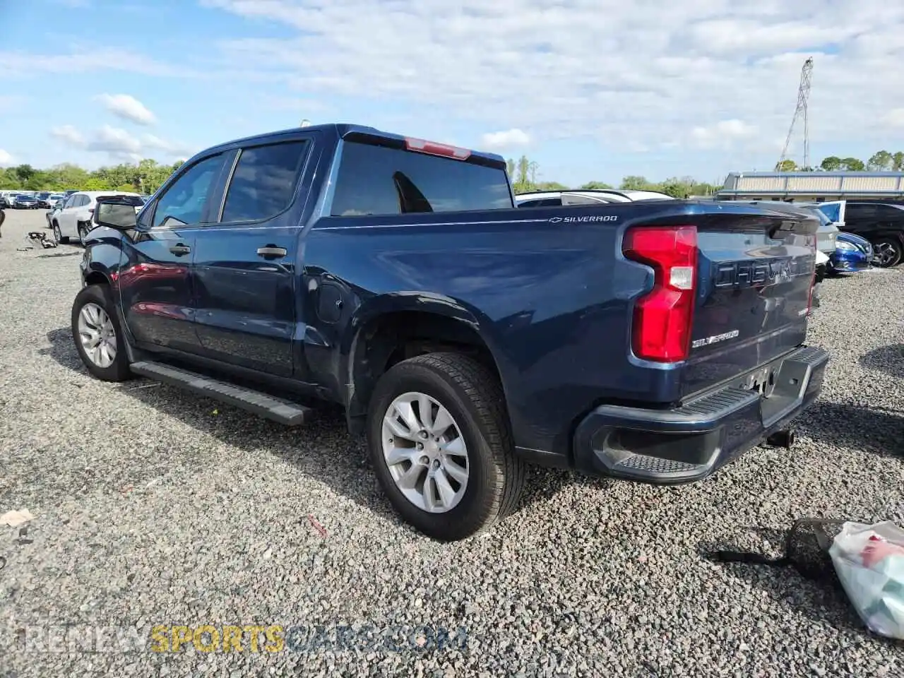 2 Photograph of a damaged car 3GCPWBEK9MG461279 CHEVROLET SILVERADO 2021