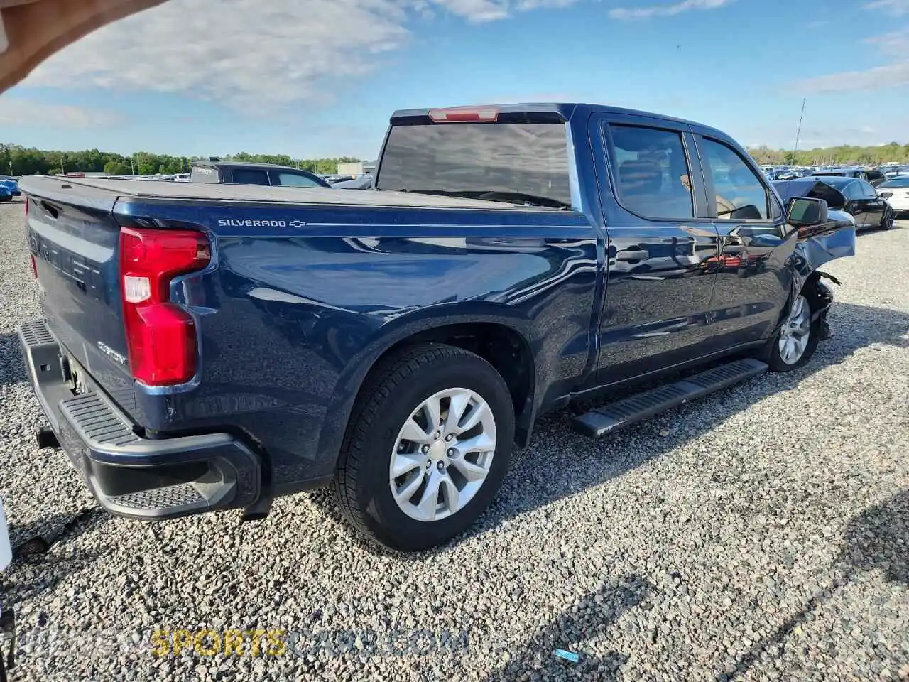 3 Photograph of a damaged car 3GCPWBEK9MG461279 CHEVROLET SILVERADO 2021