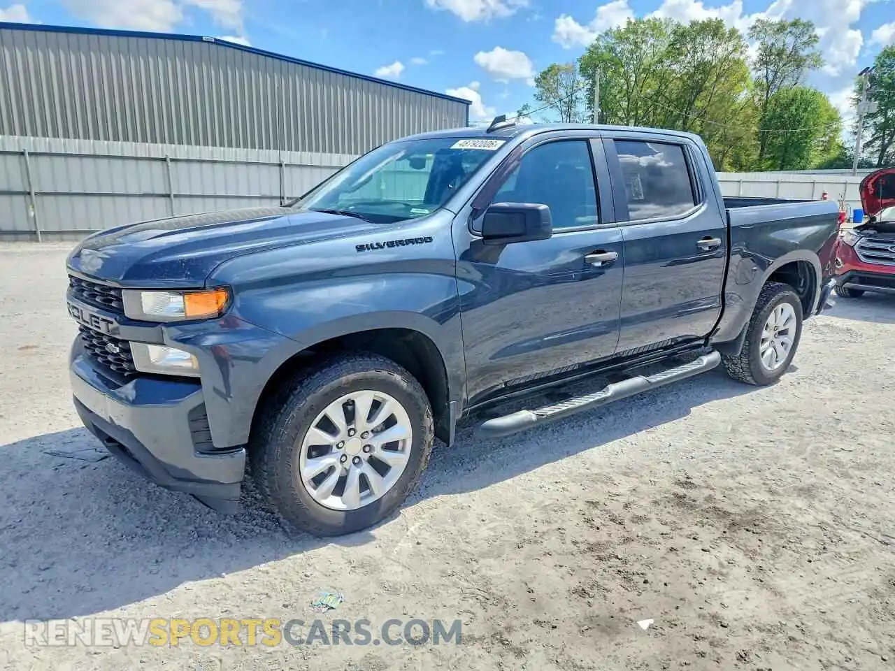 1 Photograph of a damaged car 3GCPWBEKXMG184559 CHEVROLET SILVERADO 2021
