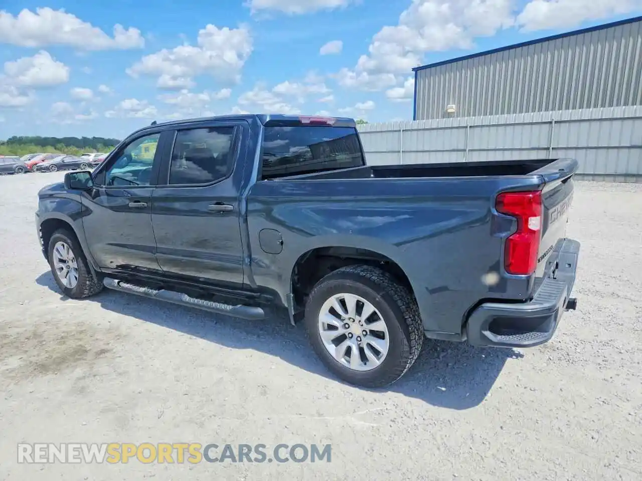 2 Photograph of a damaged car 3GCPWBEKXMG184559 CHEVROLET SILVERADO 2021