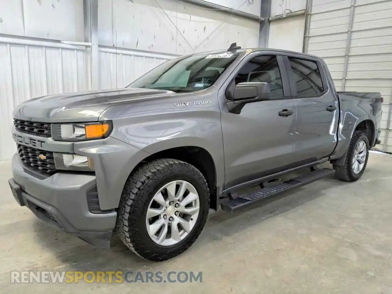 1 Photograph of a damaged car 3GCPWBEKXMG348635 CHEVROLET SILVERADO 2021