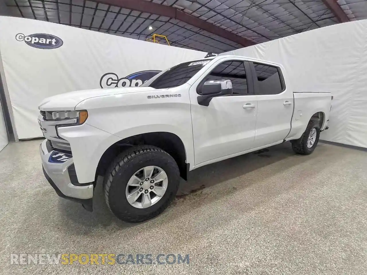 1 Photograph of a damaged car 3GCPWCED3MG420184 CHEVROLET SILVERADO 2021