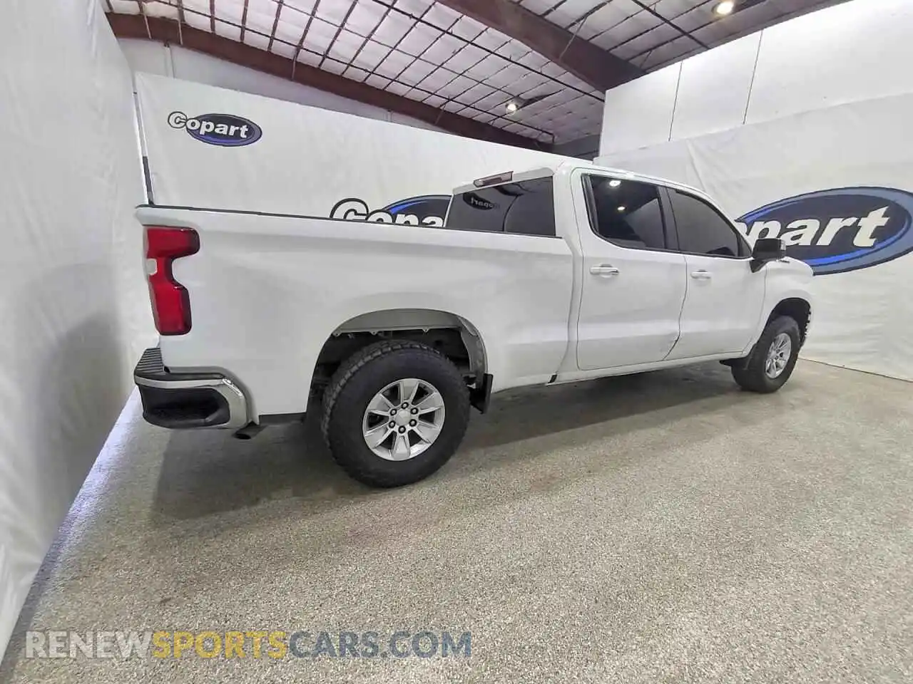 3 Photograph of a damaged car 3GCPWCED3MG420184 CHEVROLET SILVERADO 2021