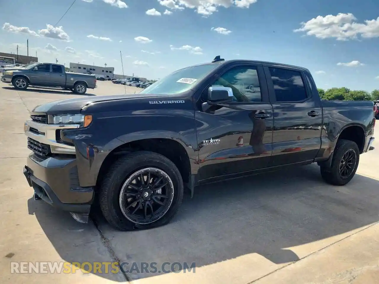 1 Photograph of a damaged car 3GCPWCED4MG156702 CHEVROLET SILVERADO 2021