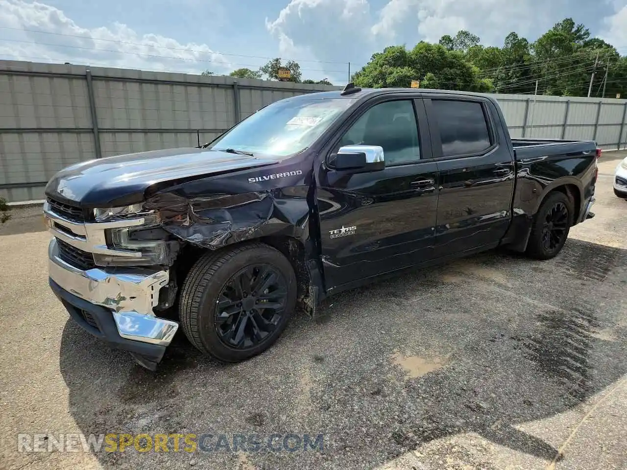 2 Photograph of a damaged car 3GCPWCED5MG113597 CHEVROLET SILVERADO 2021