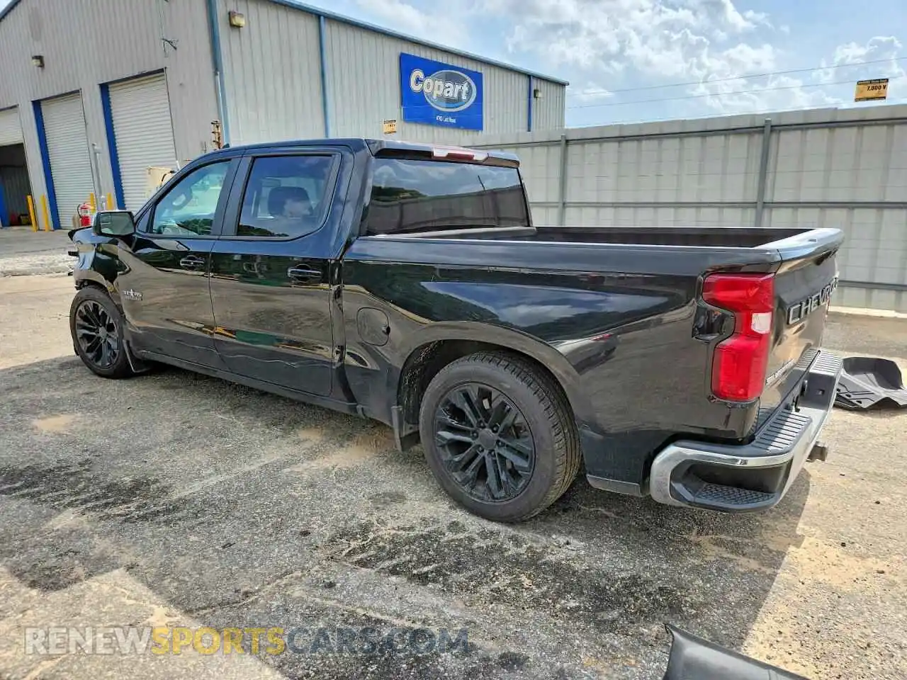 3 Photograph of a damaged car 3GCPWCED5MG113597 CHEVROLET SILVERADO 2021