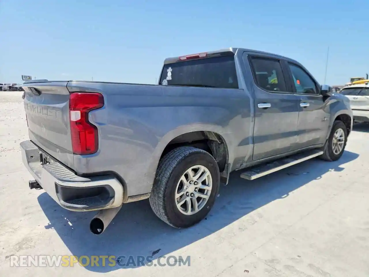 3 Photograph of a damaged car 3GCPWCED8MG122276 CHEVROLET SILVERADO 2021