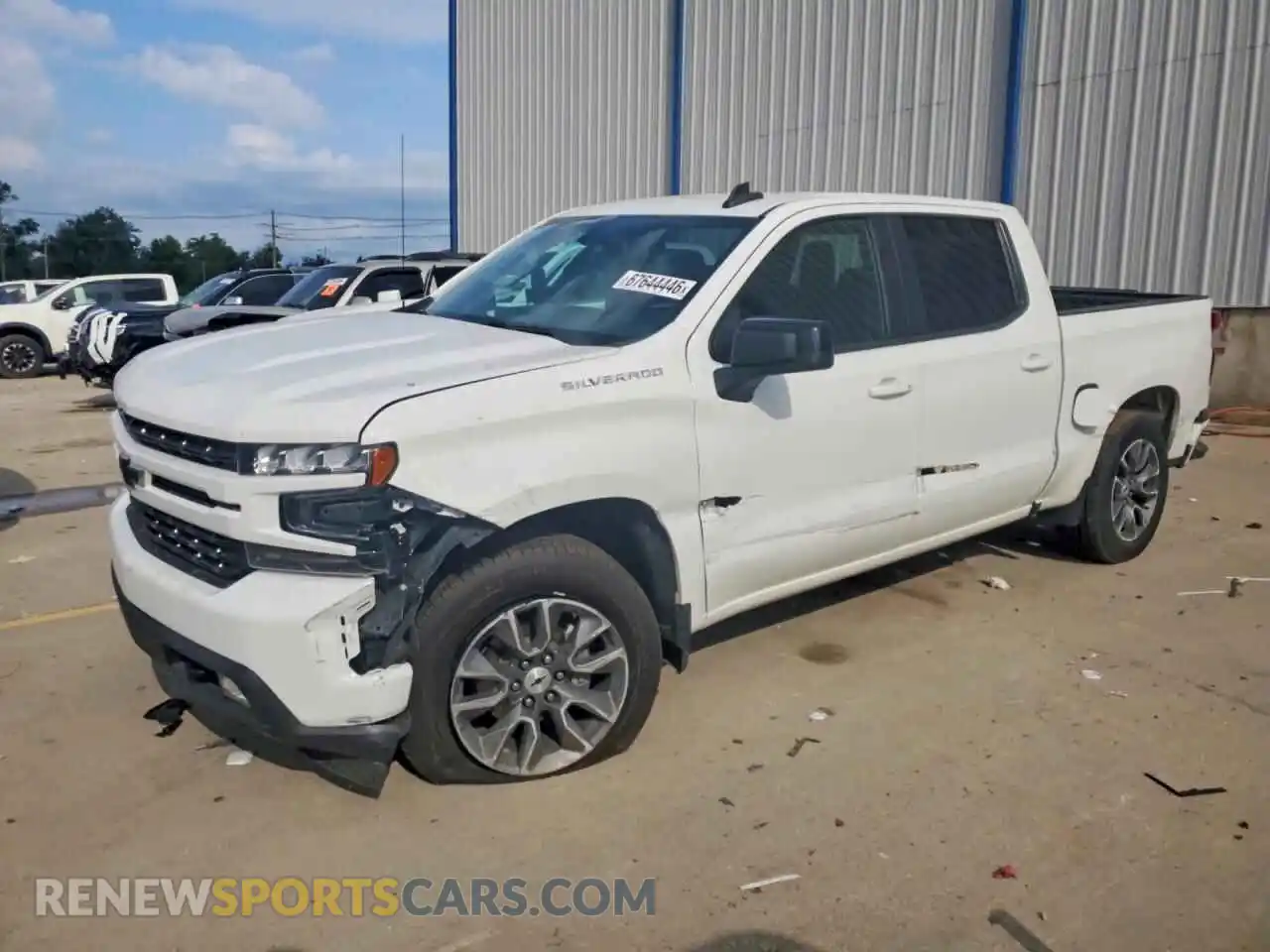 1 fotografías del automóvil dañado 3GCPWDED0MG157500 CHEVROLET SILVERADO 2021