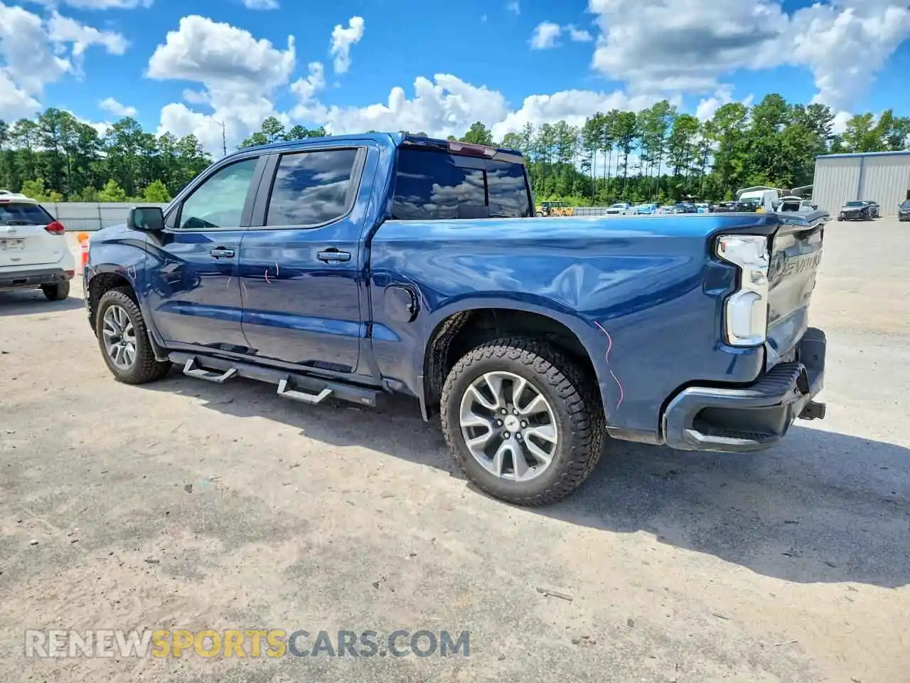 2 Фотография поврежденного автомобиля 3GCPWDED7MG123523 CHEVROLET SILVERADO 2021