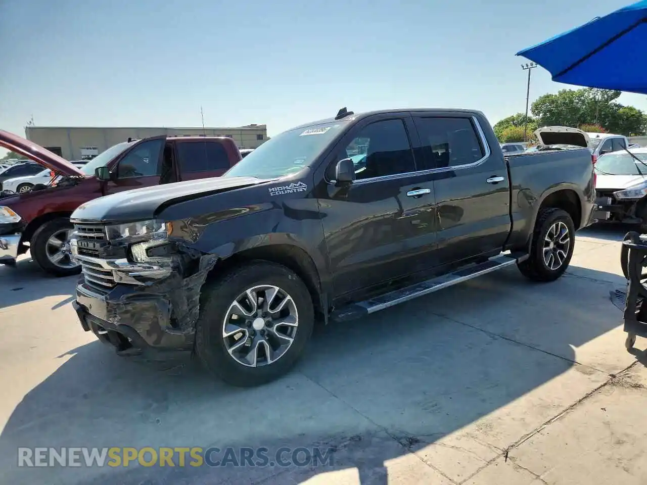 1 Photograph of a damaged car 3GCPWFED3MG296600 CHEVROLET SILVERADO 2021