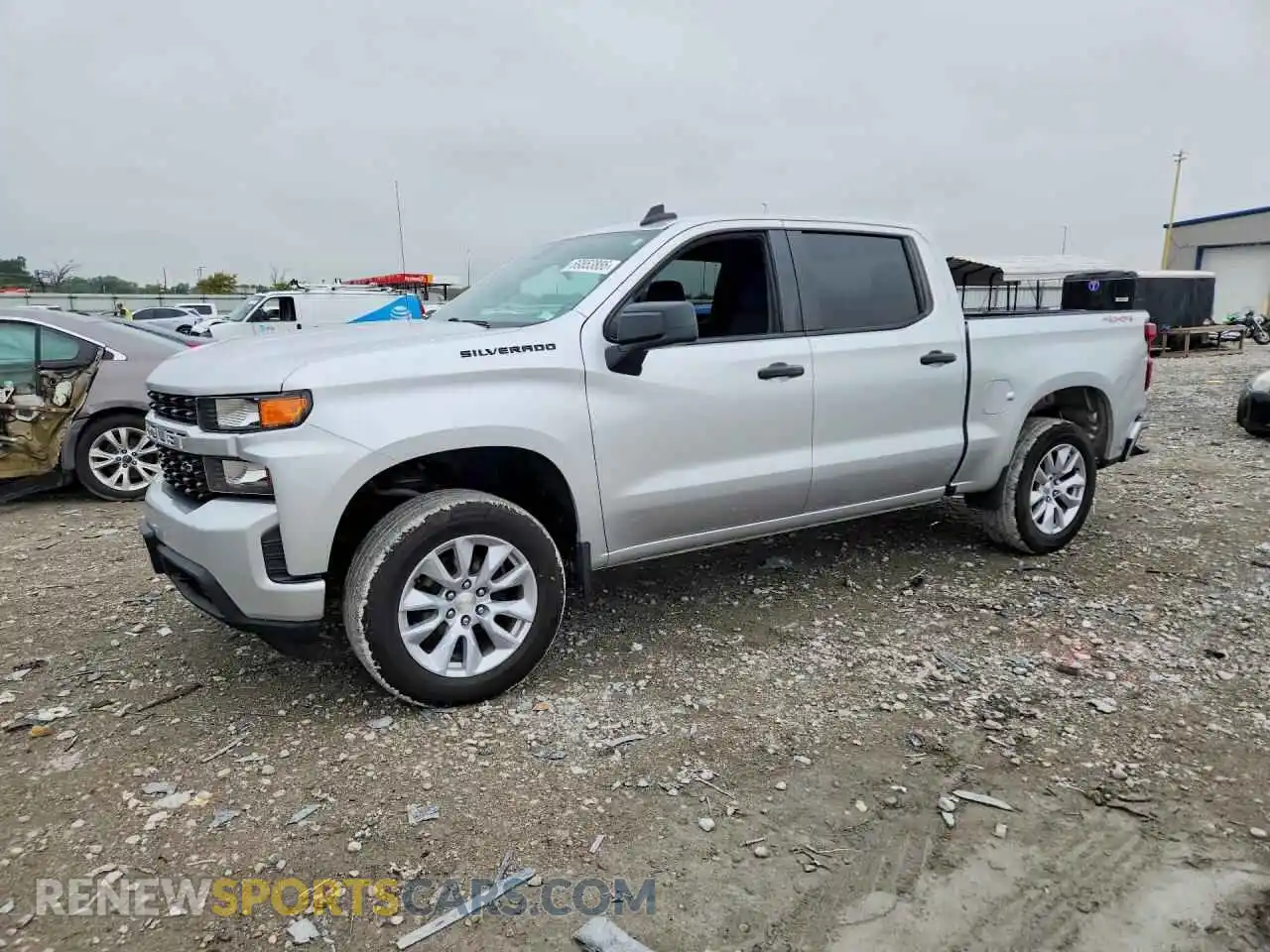 1 Фотография поврежденного автомобиля 3GCPYBEK3MG163529 CHEVROLET SILVERADO 2021