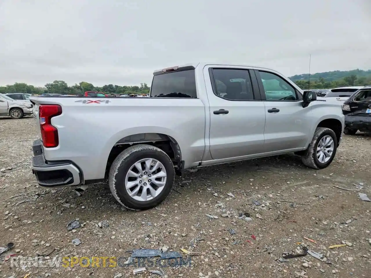 3 Фотография поврежденного автомобиля 3GCPYBEK3MG163529 CHEVROLET SILVERADO 2021