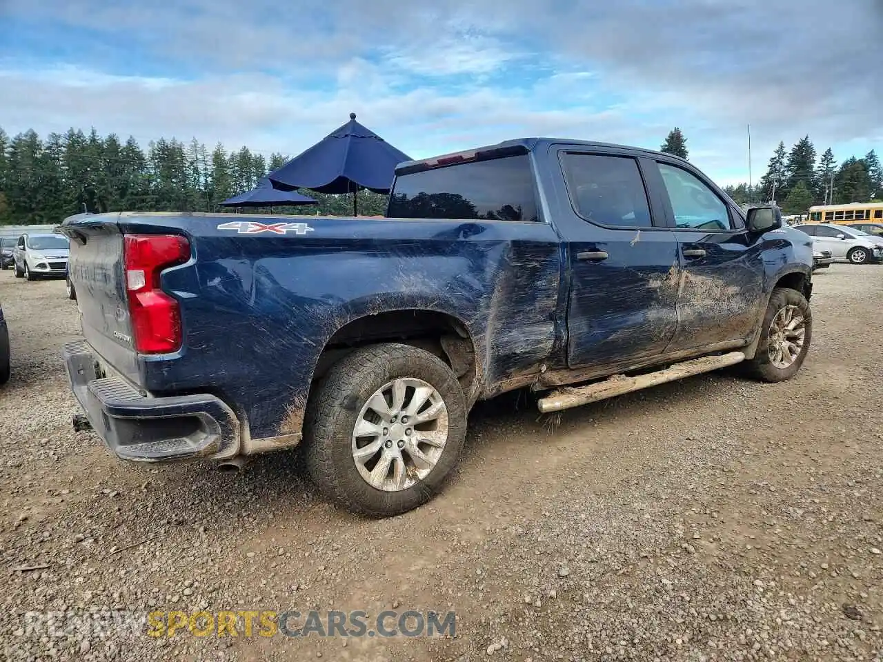3 Фотография поврежденного автомобиля 3GCPYBEK4MG136484 CHEVROLET SILVERADO 2021