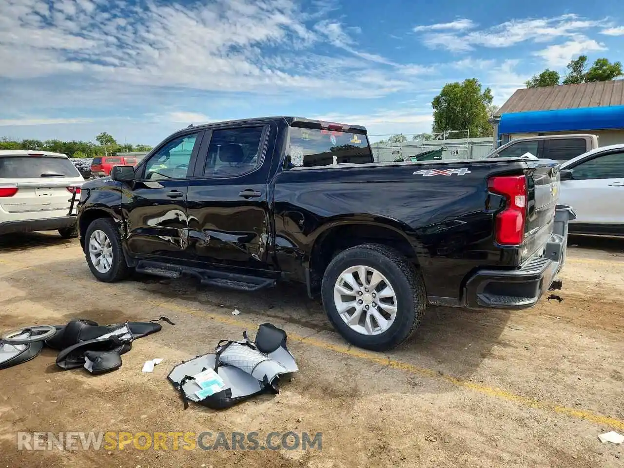 2 Фотография поврежденного автомобиля 3GCPYBEK5MG392519 CHEVROLET SILVERADO 2021