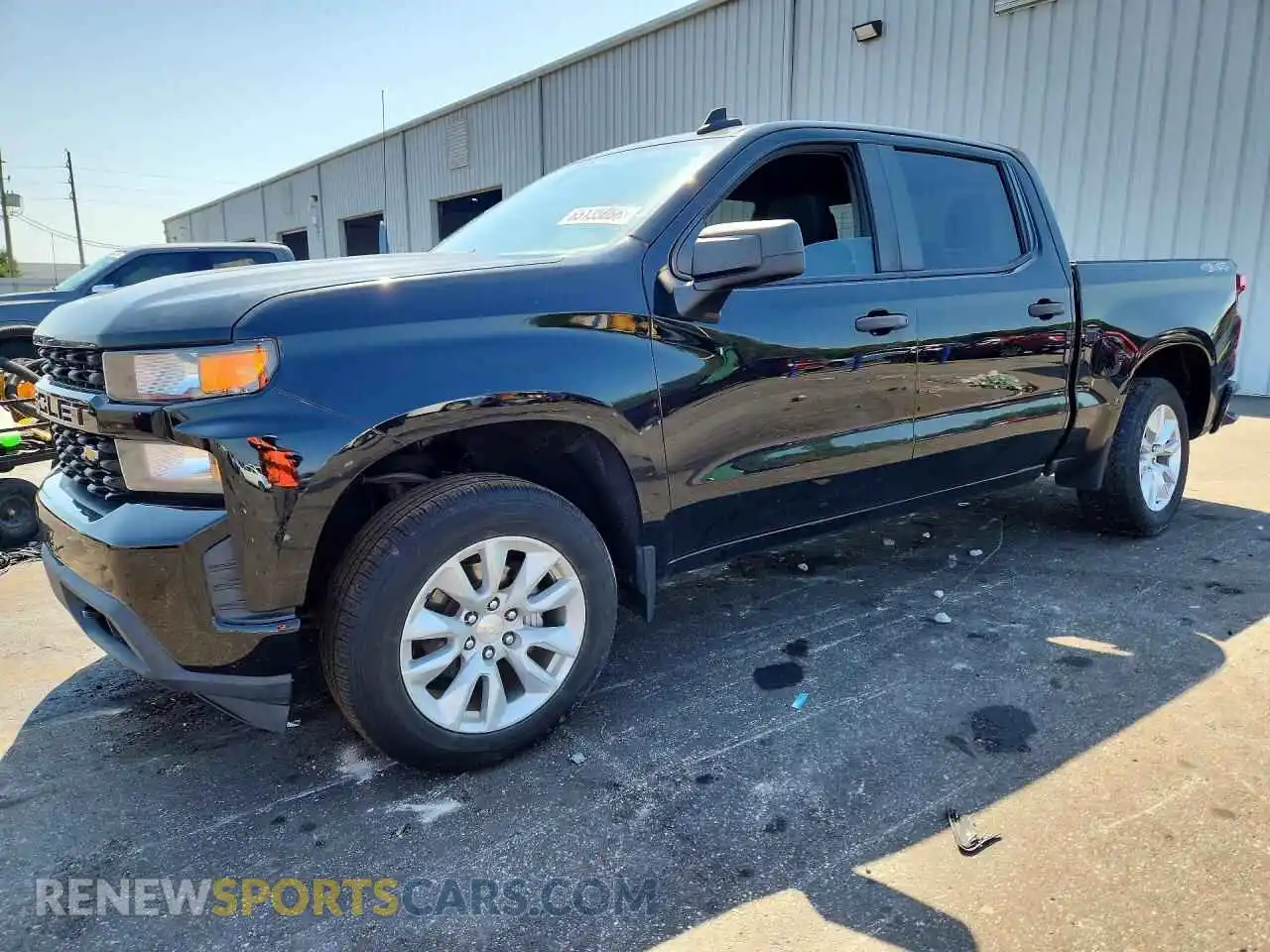 1 Photograph of a damaged car 3GCPYBEK8MG264372 CHEVROLET SILVERADO 2021