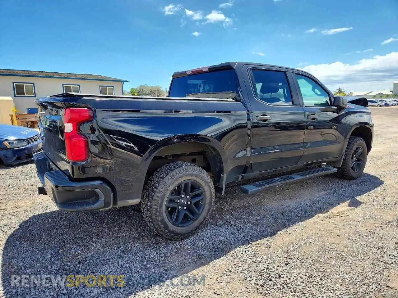 3 Photograph of a damaged car 3GCPYCEF3MG252865 CHEVROLET SILVERADO 2021