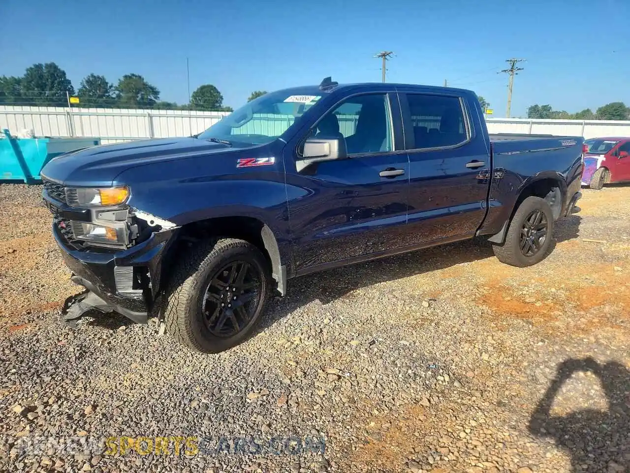 1 fotografías del automóvil dañado 3GCPYCEFXMG371710 CHEVROLET SILVERADO 2021