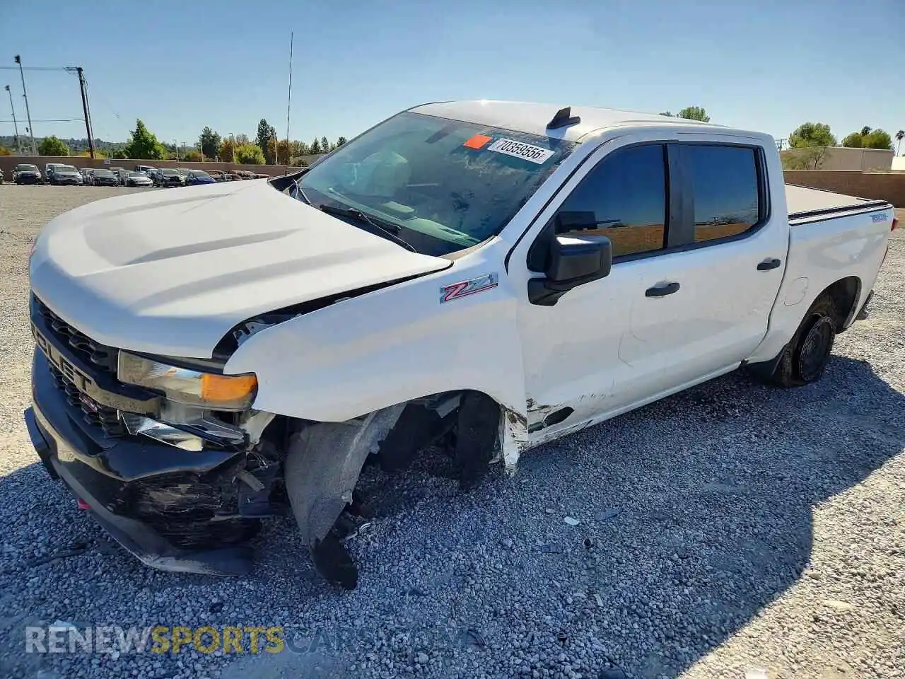 1 fotografías del automóvil dañado 3GCPYCEH6MG130163 CHEVROLET SILVERADO 2021