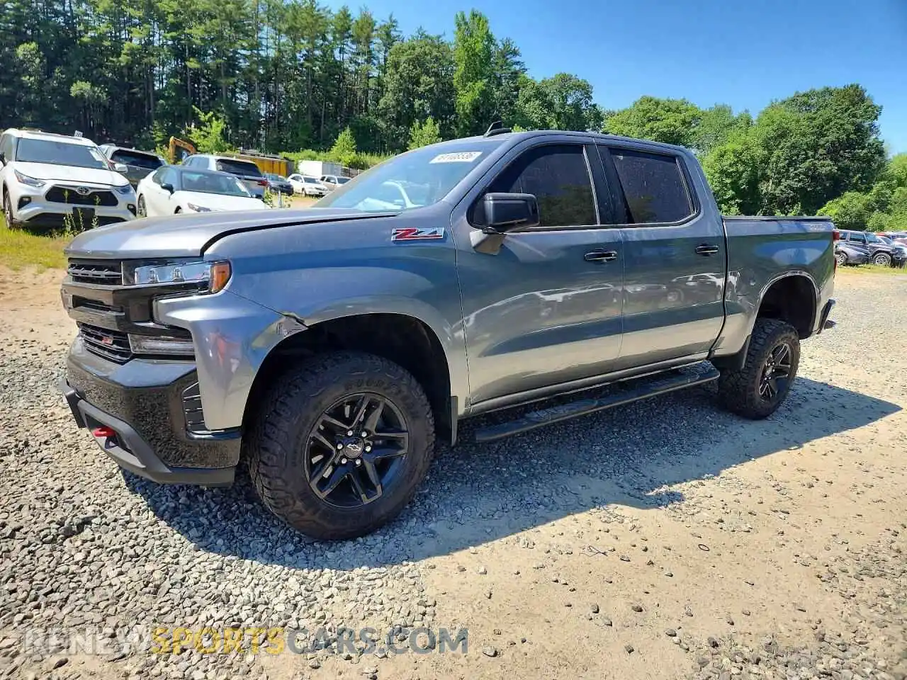 1 Photograph of a damaged car 3GCPYFED0MG365463 CHEVROLET SILVERADO 2021