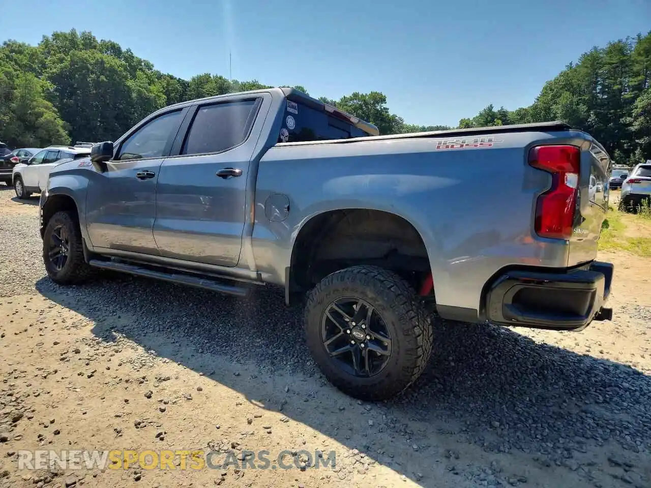 2 Photograph of a damaged car 3GCPYFED0MG365463 CHEVROLET SILVERADO 2021