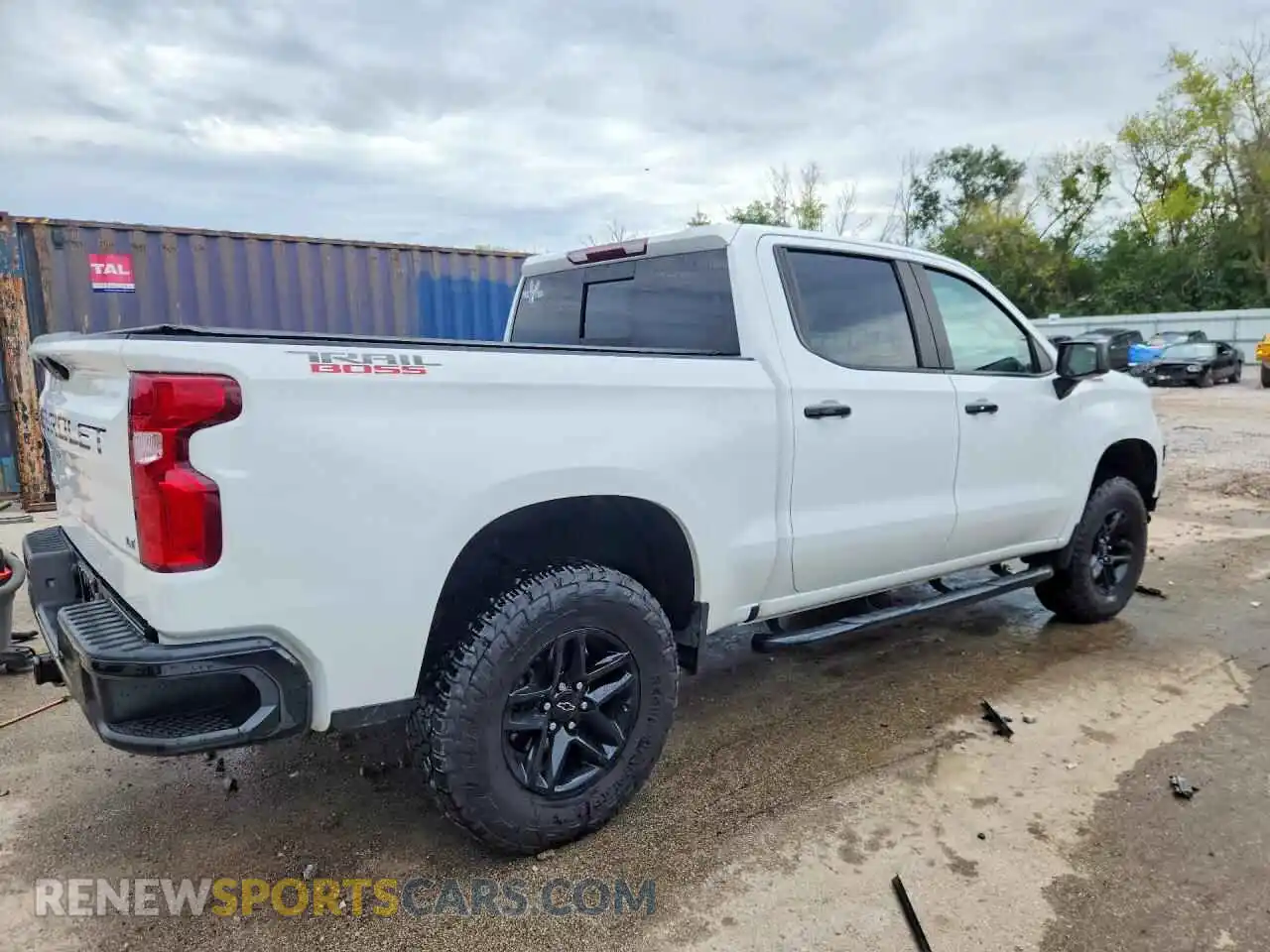 3 fotografías del automóvil dañado 3GCPYFED1MG368727 CHEVROLET SILVERADO 2021