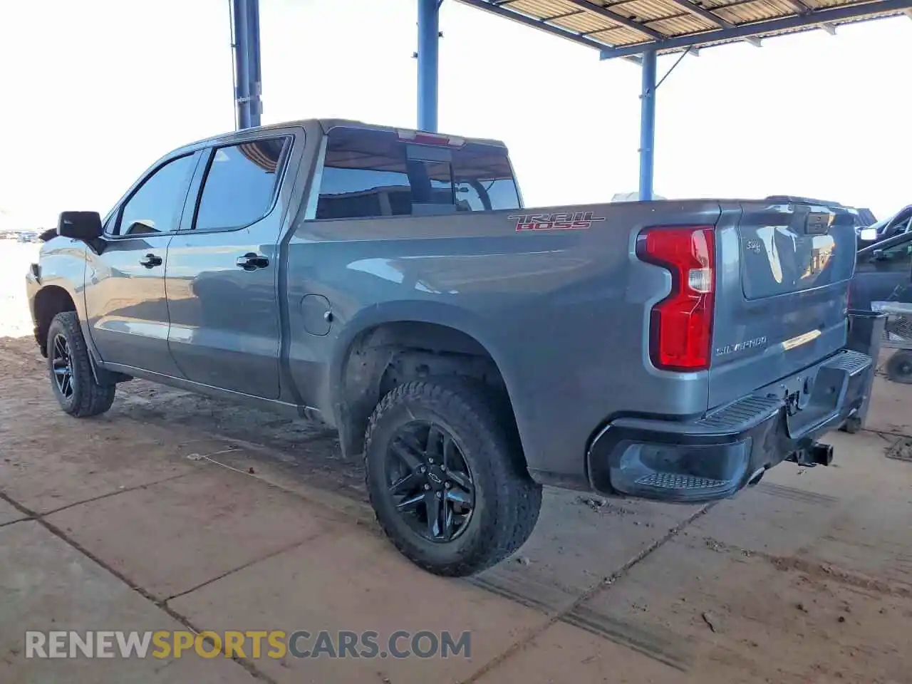 2 Photograph of a damaged car 3GCPYFED2MG286568 CHEVROLET SILVERADO 2021