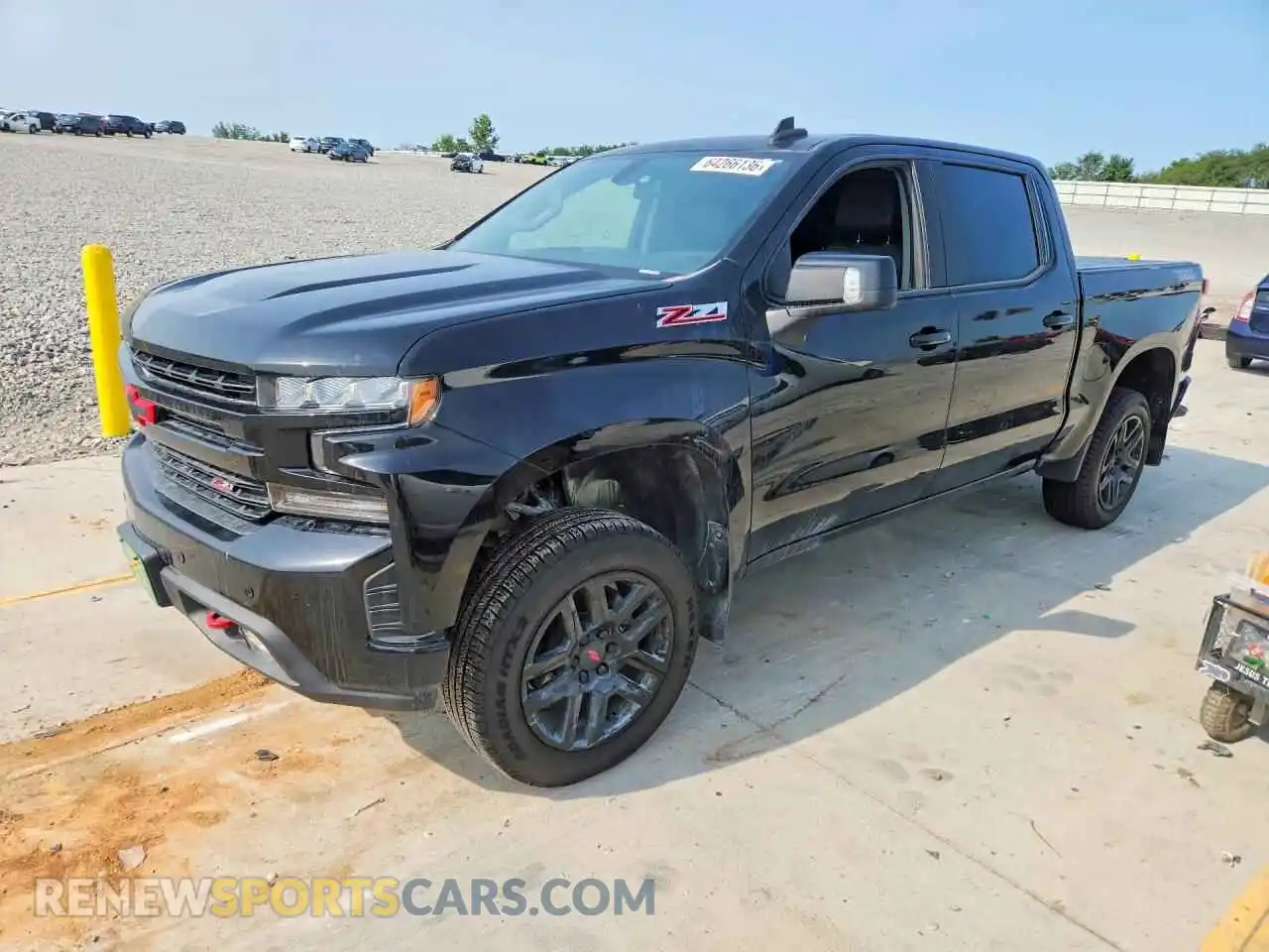 1 Photograph of a damaged car 3GCPYFED3MG270606 CHEVROLET SILVERADO 2021