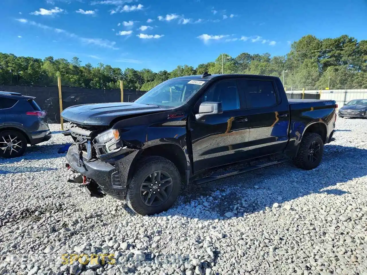 1 Photograph of a damaged car 3GCPYFED6MG249376 CHEVROLET SILVERADO 2021