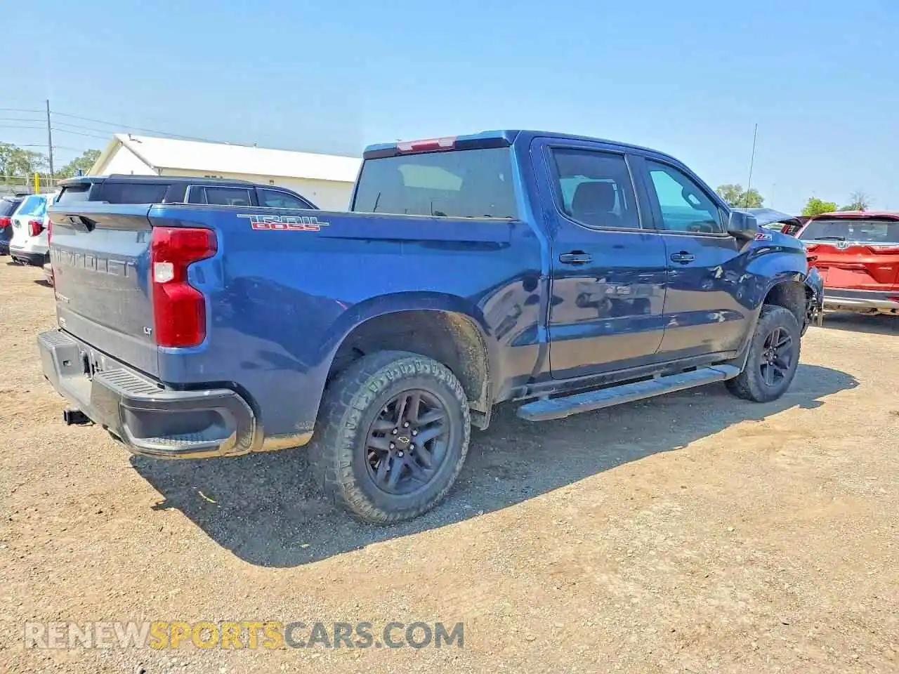 3 Photograph of a damaged car 3GCPYFED6MG405528 CHEVROLET SILVERADO 2021