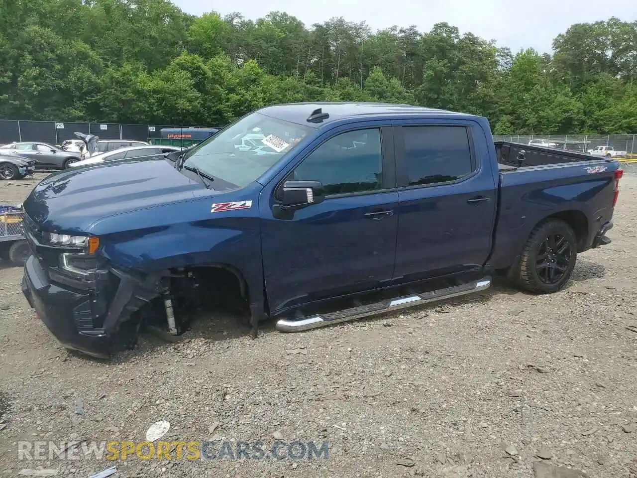 1 fotografías del automóvil dañado 3GCPYFED9MG304189 CHEVROLET SILVERADO 2021