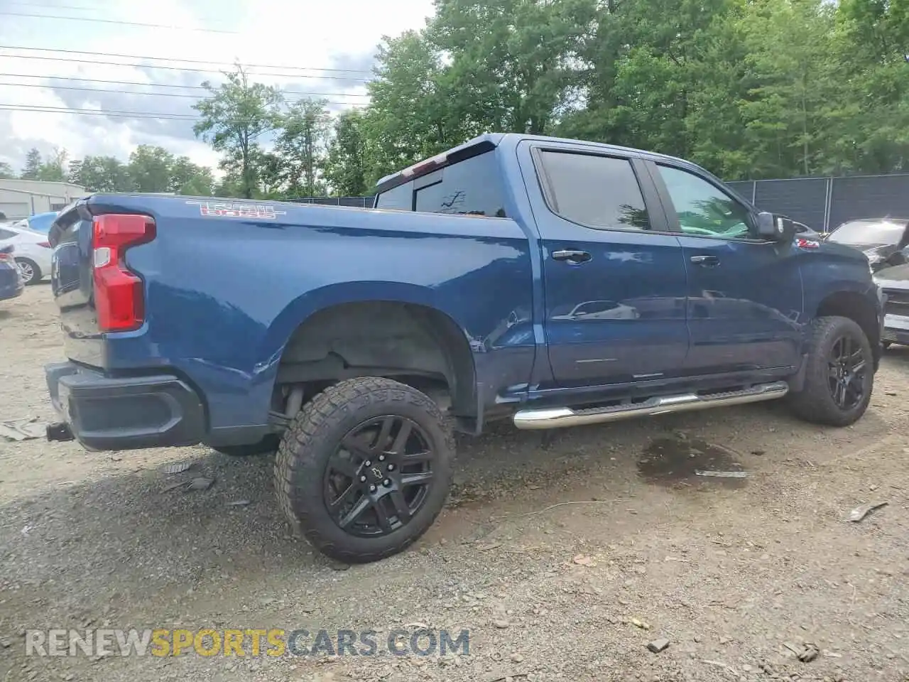 3 fotografías del automóvil dañado 3GCPYFED9MG304189 CHEVROLET SILVERADO 2021